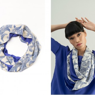 Silk scarf LOUISA - Cosmo